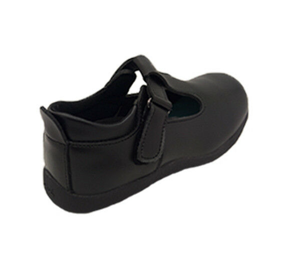 Girls Shoes Grosby Jessie Jnr T-bar School Shoe Black Leather Size 10-5 ...