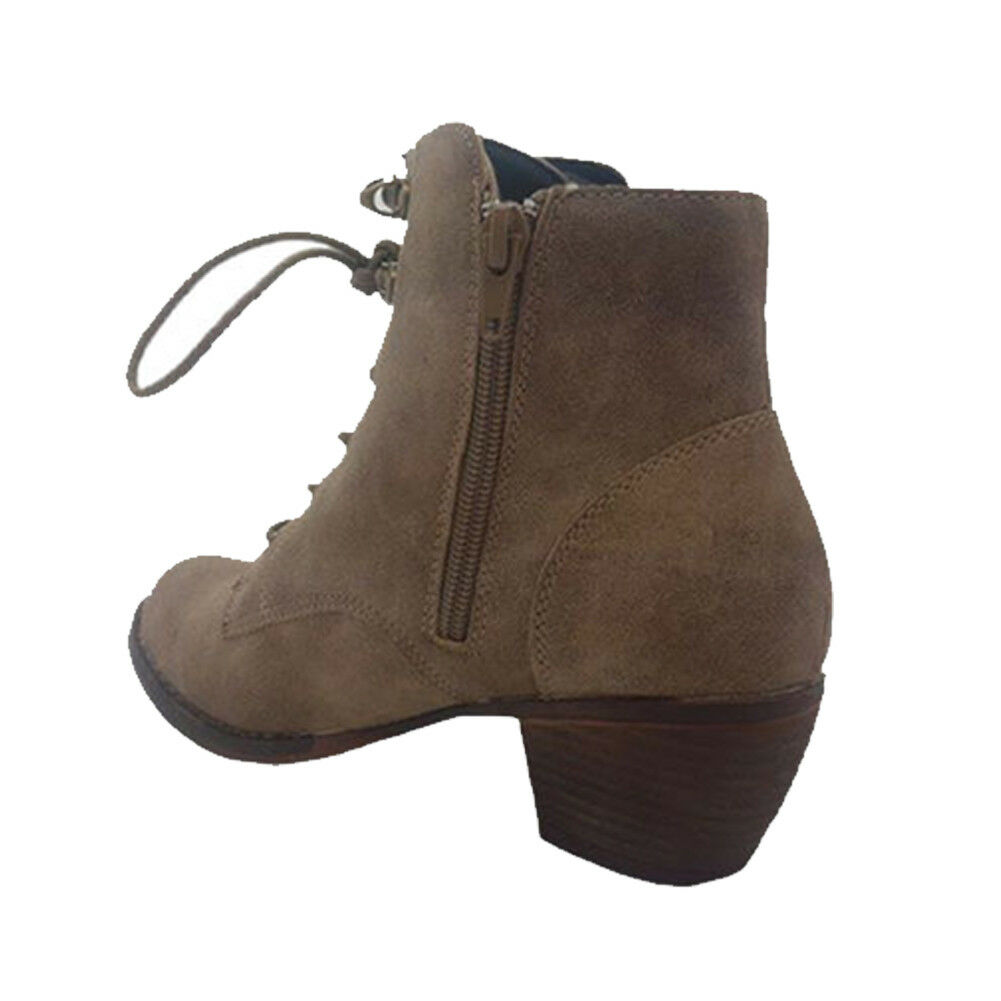 Ladies Boots No Shoes Kristina Lace up 