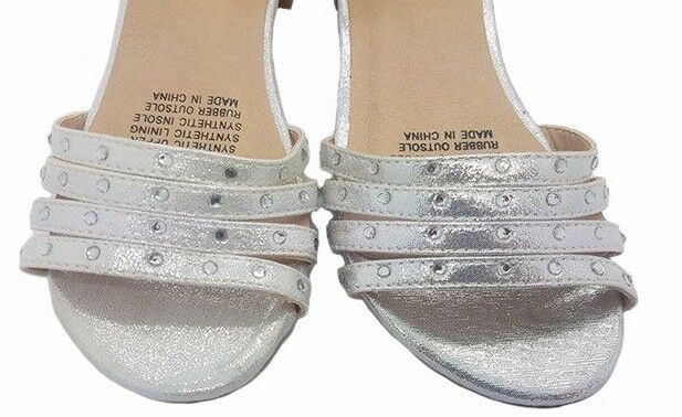 silver flower girl shoes uk