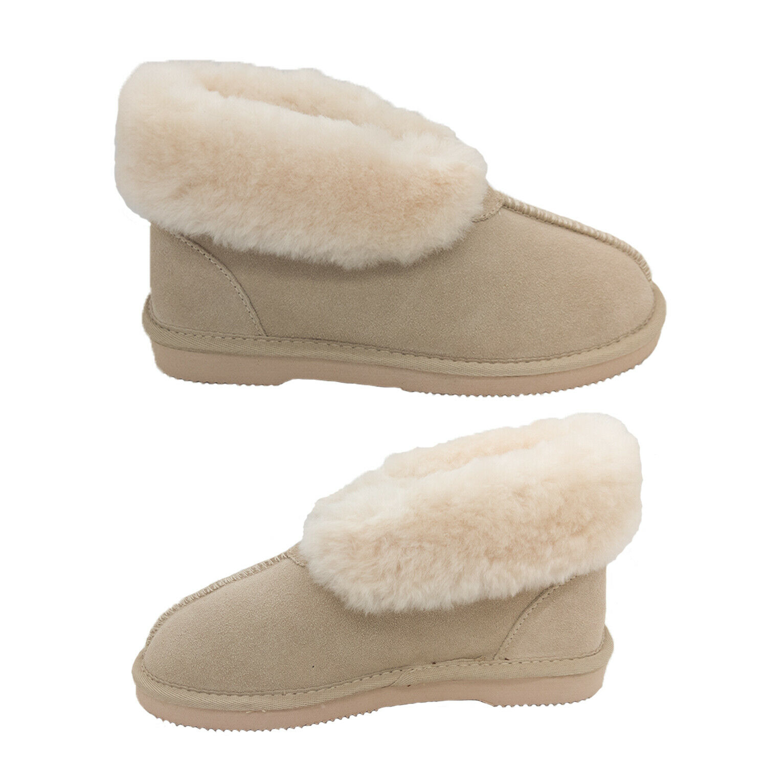 Ladies Slippers Uggs By Grosby Princess Leather Sheepskin Lining Size 5 ...