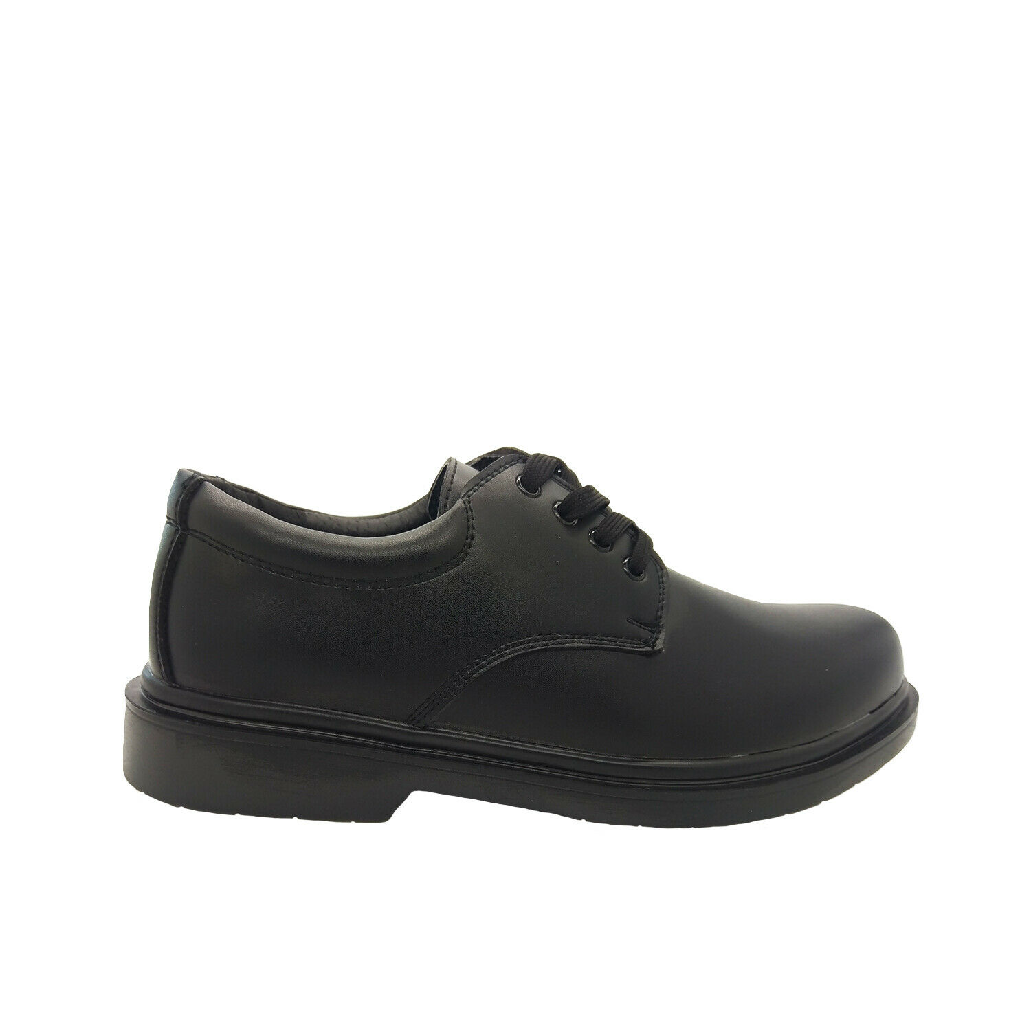 Boys Shoes Grosby Hamburg Jnr Black Boys/Youth Leather School Shoe Size ...