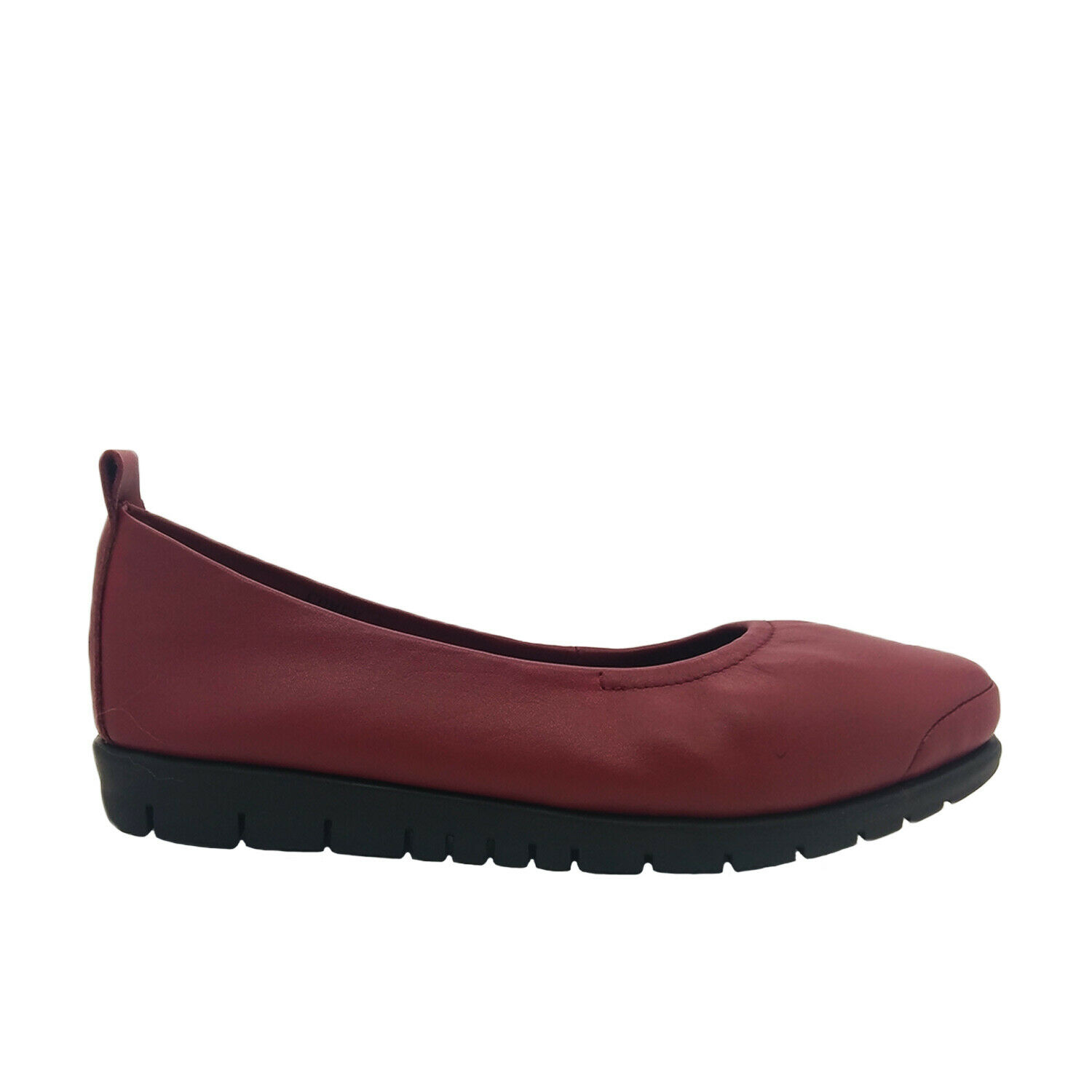 Ladies Shoes Borelli Comfy Leather Ballet Flat Elastic Comfort Soft ...