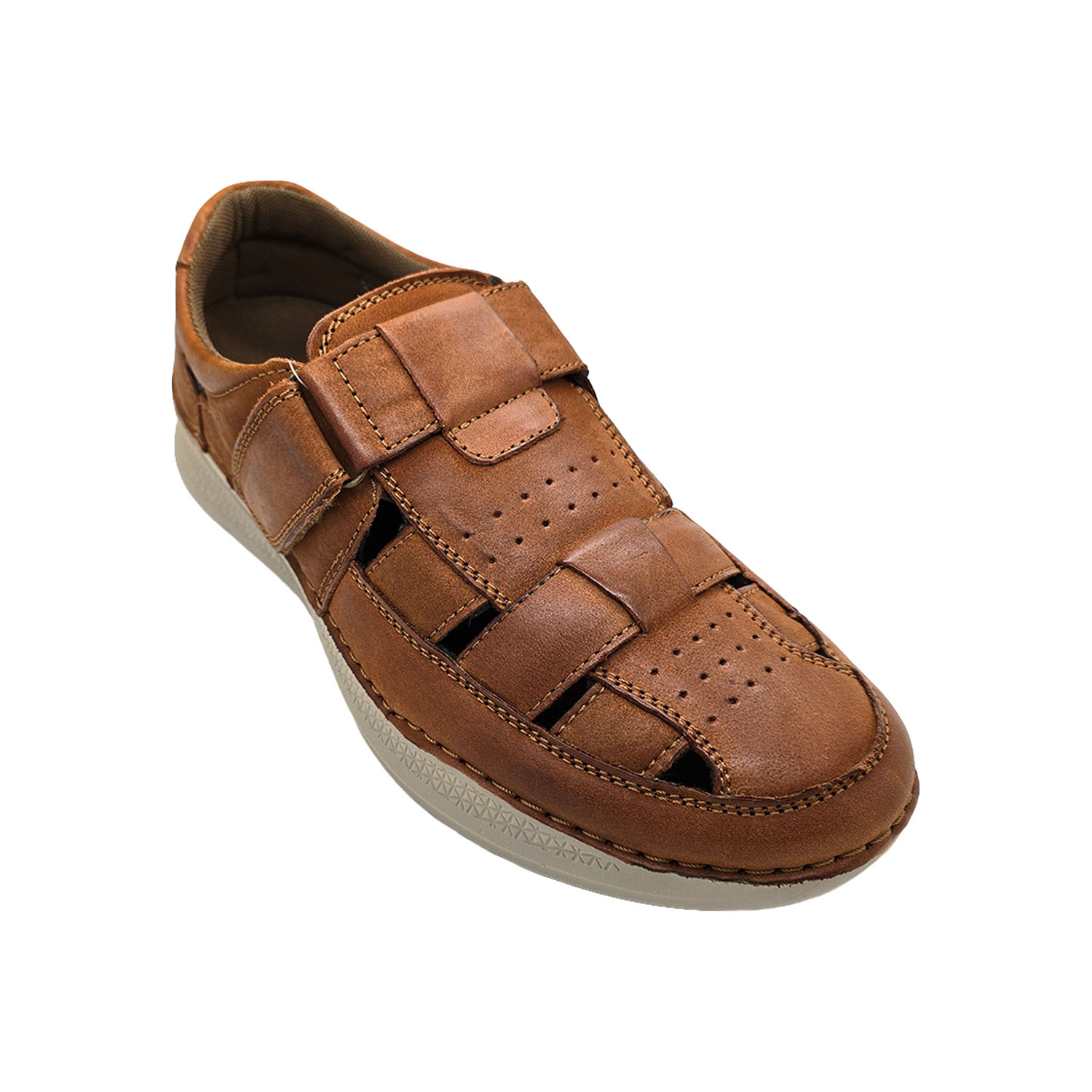 Explorer Bold Mens Leather Summer Shoes Casual Comfort Shoe Lightweight - Picture 13 of 16