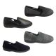 Mens Slippers Panda Edword Double Elastic Gusset Slip on Slipper Size 6-12