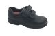 Boys Shoes Corbi Reef Black Leather School Shoe Size 11-3 New Hook and Loop