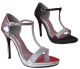 Clarice Burnice Ladies Shoes Stunning TBar Diamante Embellished Heels