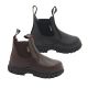 Toddler Boots Grosby Ranch Kids Boots Leather Upper Pull on Tabs Elastic Panels