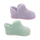 Ladies Slippers Panda Essie Soft Ankle Bootie Slipper Pull On Warm Flat Sole