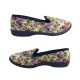Ladies Slippers Grosby Dalia Slip On Floral Tapestry Look Satin Trim Size 5-11