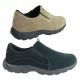 Mens Shoes Bolt Texas Slip on Leather Upper Casual Lightweight Elastic Sides