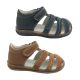 Boys Shoes Surefit Max Covered Toe Adjustable Leather Sandals EU Size 20-26 New