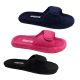 Ladies Slippers Bliss Val Summer Slipper Scuff Adjustable S-XL Black Navy Pink
