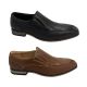 Mens Shoes Step On Air Rocco Slipon Dress Shoe Black or Tan Distressed Size 6-12