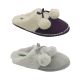 Ladies Slippers Panda Eliana2 Fluffy Soft House Scuff Slipper Warm Size S-L NEW
