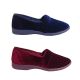 Ladies Slippers Grosby Marcy Slip On Quilted Velour Satin Lined Size 5-11 