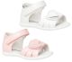Girls Shoes Grosby Heather White or Pink Sandals Size 4-10 New Leather Lining 