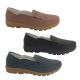 Ladies Leather Shoes Wild Sole Rosie Soft Leather Slip On 3 colours Size 5-10  
