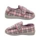 Homyped Alex 2 Womens Slippers Check Adjustable Top D Width Cushioned Flexible