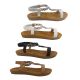 Bellissimo Alyssa Ladies Sandals Strappy Slingback Summer Flat Sole Diamante