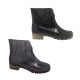 Aussie Gumboot Lina Ankle Ladies Gumboots Short Boot Pull On Wellies V Front 