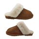 Buster Lambswool Scuffs Ladies Suede Upper Wool Lined Aussie Made