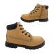 Grosby BillyB Boys Youth Boots Lace Up Distressed Matte Finish Zip Side
