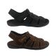 Audrino Rapelli Brad Mens Sandal Leather Casual Tab Adjust Lightweight Comfy