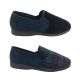 Grosby Byron Mens Slippers Slip On Cosy Memory Foam Furry Lined Size 6-13