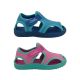 Grosby Cage Little Kids Beach Shoes Open sides Soft Upper Flex Sole Size 6-12