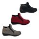 Bay Lane Crista Ladies Ankle Boots Wedge Sole Soft Distressed Look Upper DualZip 