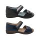 Homyped Dakota Womens Sandals Leather Wide Fit Back In Adjustable Straps