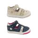Grosby Daxon Little Girls Summer Shoes Adjustable Strap Covered Look