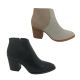 Ladies Shoes Boots WildSole Paden Zip Up Pointed Toe Dressy Ankle Boot Size 6-10