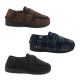 Mens Slippers Grosby, Panda, Comfit Hook and Loop Full Adjustable Slipper 6-12 