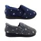 Panda Eleanor Ladies Slippers Step In Back Easy Slip On Elastic Firm Heel 