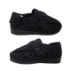 Panda Elisa Ladies Slippers Multi Hook And Loop Adjustable Slipper Soft Black