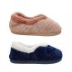 Grosby Eugenie Invisible Support Ladies Slipper Slip on Furry lined Cushioned