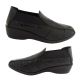 Ladies Shoes Lorella Farley Black Slip on High Cut Comfort Work Shoes Black Size AU 8 EURO 39