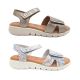 Reva Finley Ladies Leather Sandals Slingback Light Comfort Sole Adjustable
