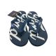 Mens Shoes Ford Thongs Slip on Flip Flops Traditional Ford Blue S-XL