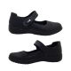 Reva Greta Ladies Shoes Mary Jane Style Adjustable Cushioned Insole Black