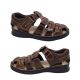 Woodlands Hector Mens Sandal Shoe Leather Upper Covered Toe Hook and Loop Tab