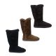 LeBonne Hillary Ladies Slipper Boot Mid Length Synthetic Fur Pull On Size 5-10