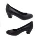 Grosby Ivy Ladies Shoes Work Heel Slip On Court Smooth Upper Tapered Toe