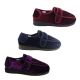 Ladies Slippers Panda Elisa Multi Hook And Loop Adjustable Slipper Soft Comfy 