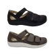 Lorella Jane Ladies Shoes Casual Adjustable Tabs Flat Sole Light Cut out Sides