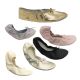 Girls Genuine Jiffies Classic Ballet Flats Elastic Edge Soft Insole