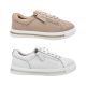 Bay Lane Kiki Ladies Shoes Leather Casuals Flat Sole Zip Lace Up MultiFit