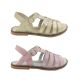 Girls Sandals Grosby Laila Sparkle Strappy Sandal Dressy Flat Buckle Size 10-3