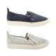 Step on Air Leia Ladies Shoes Slip On Punch out Matte Upper Comfort Flats